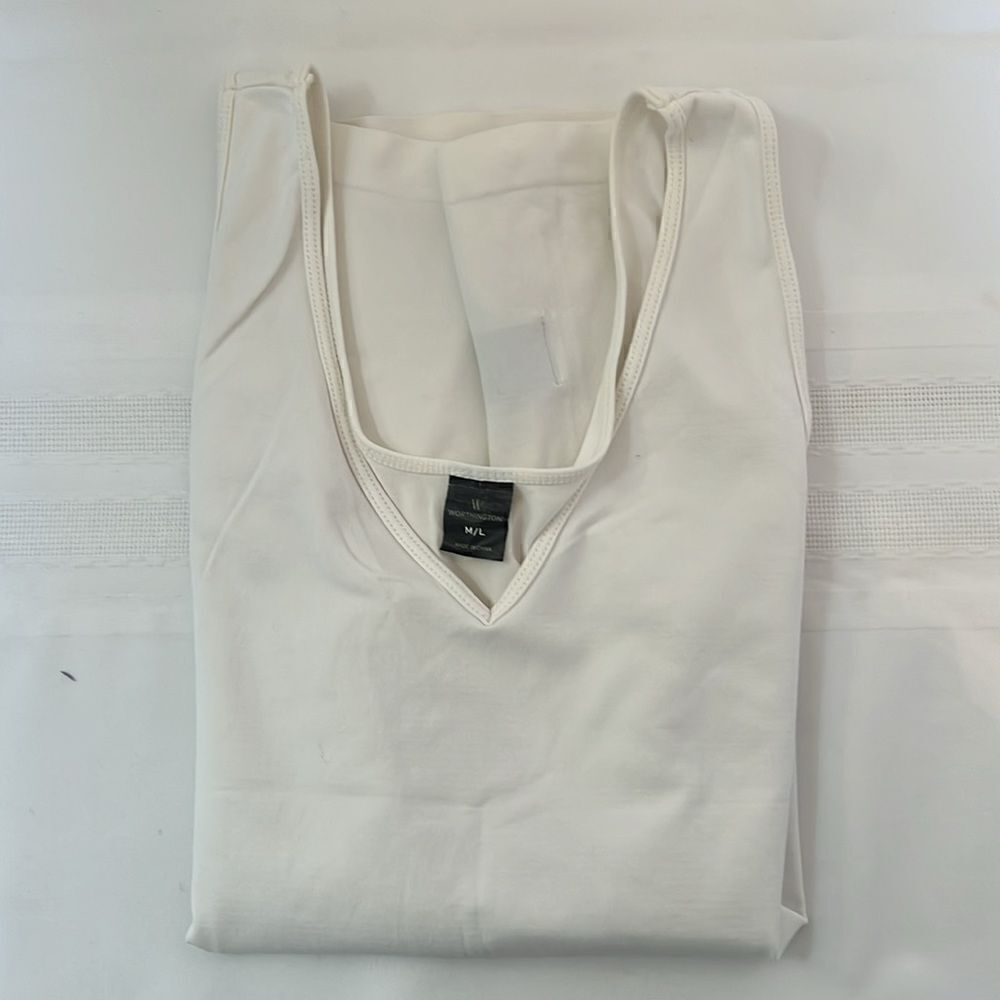Worthington Off White Sleeveless Tank - Size M/L - Picture 3 of 5